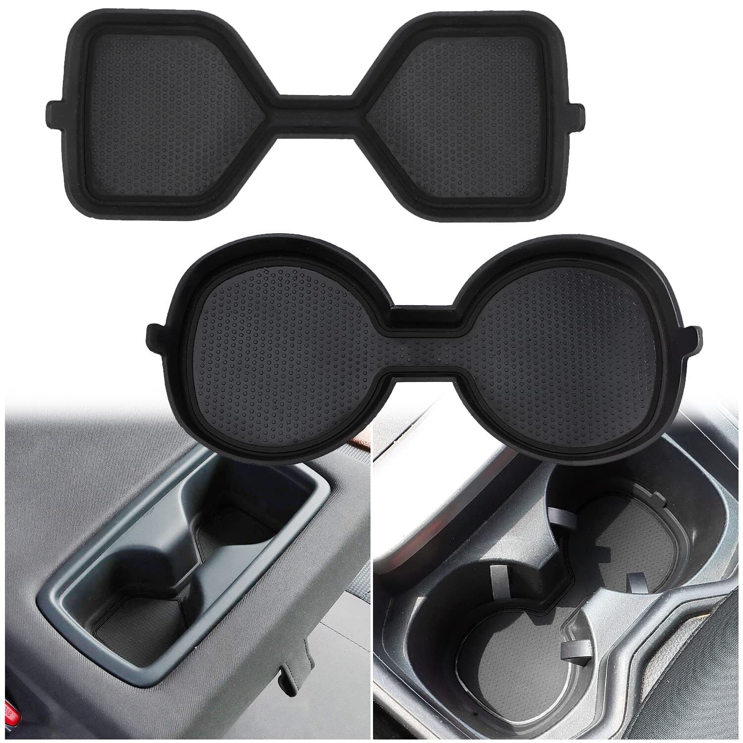 3D Cup Holder Inserts Coaster Compatible with Toyota RAV4
