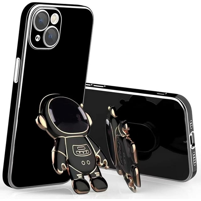 3D Cute Cartoon Astronaut Folding Stand Soft Phone Case for Xiaomi Mi 12 11 10 Pro Lite Ultra T