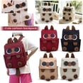 thumbnail image 1 of 3D Cute Cartoon Siamese Cat Backpack, Large Capacity Lightweight Daypack Fits 13.4 Inch Device For Teens Adults School Travel And Short Hiking (Black), 1 of 6