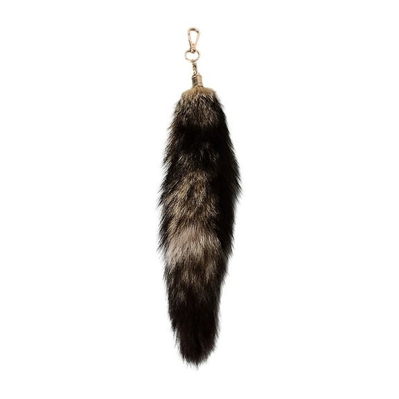 3D Cute Tail Keychain Pendant Fashionable Animal Tail Key Ring Holder Pompoms Handbag Accessory For Women Key Chains