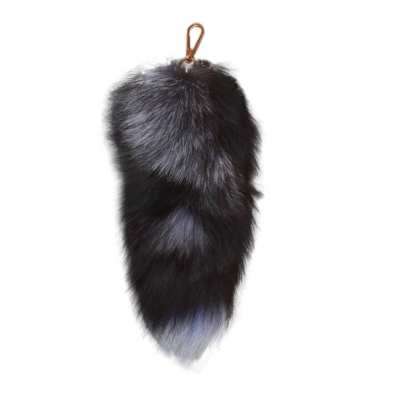 3D Cute Tail Keychain Pendant Fashionable Hairy Animal Key Ring Holder Pompoms Handbag Accessory For Women Party