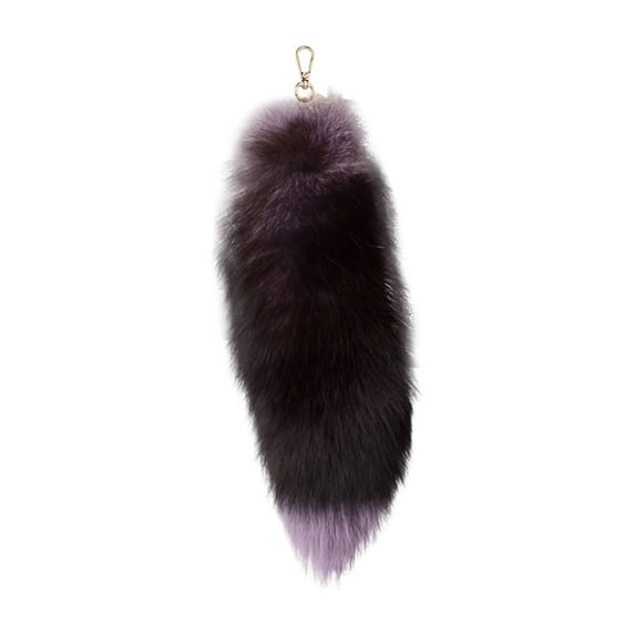 3D Cute Tail Keychain Pendant Women Key Ring Holder Pompoms Key Chains Fashionable Hairy Tail Animal Tail Keychain Tails For Handbag Accessory
