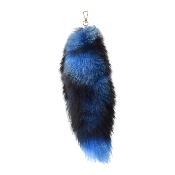 3D Cute Tail Keychain Pendant for Women – Fashionable Animal Tail Key Ring Holder Hairy Tail Accessory for and Bags