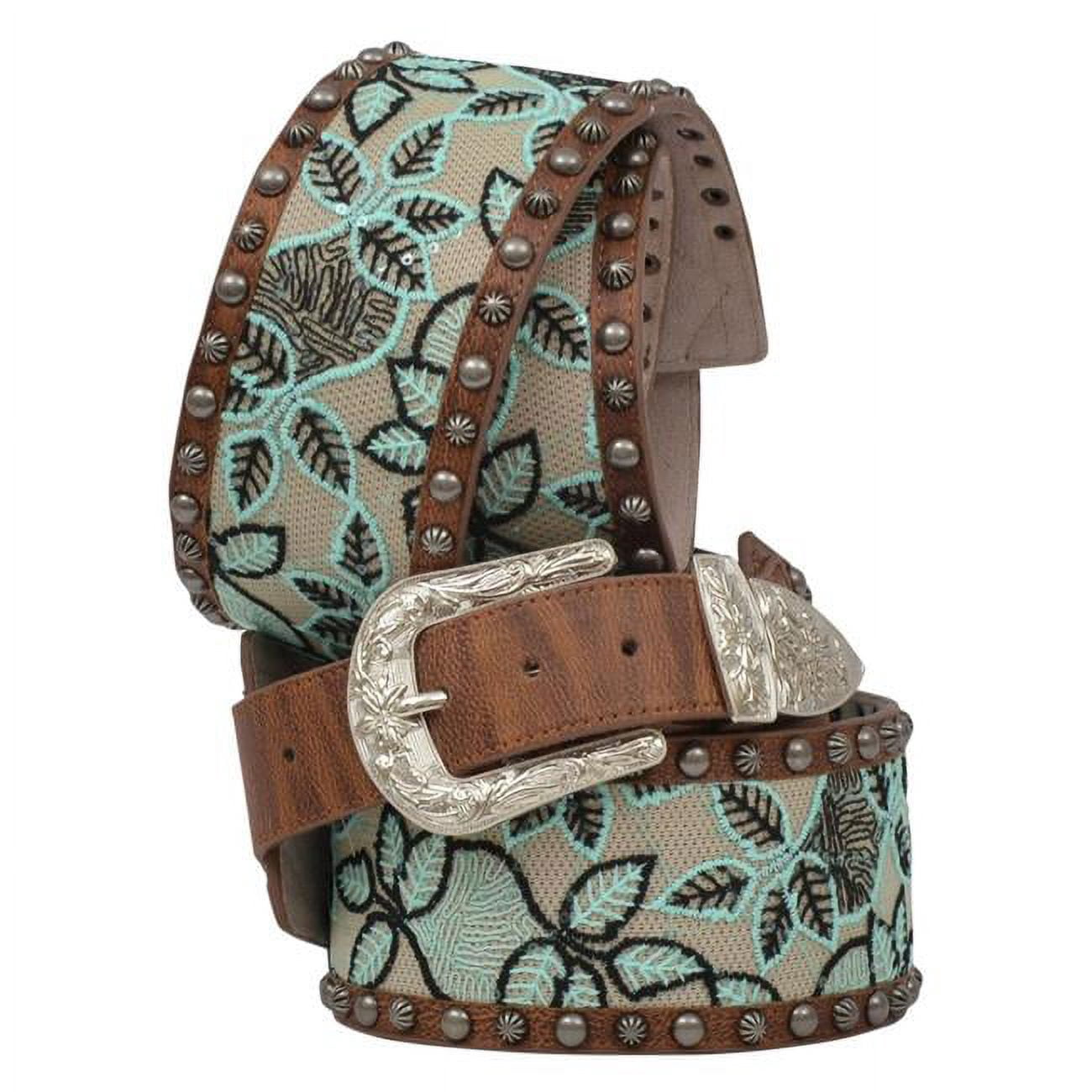 3D DA6304-M Angel Ranch Womens Leather Belt - Medium  display picture 3