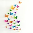 thumbnail image 1 of 3D DIY Butterfly PVC Art Decal Home Decor Wall Mural Stickers, 1 of 5
