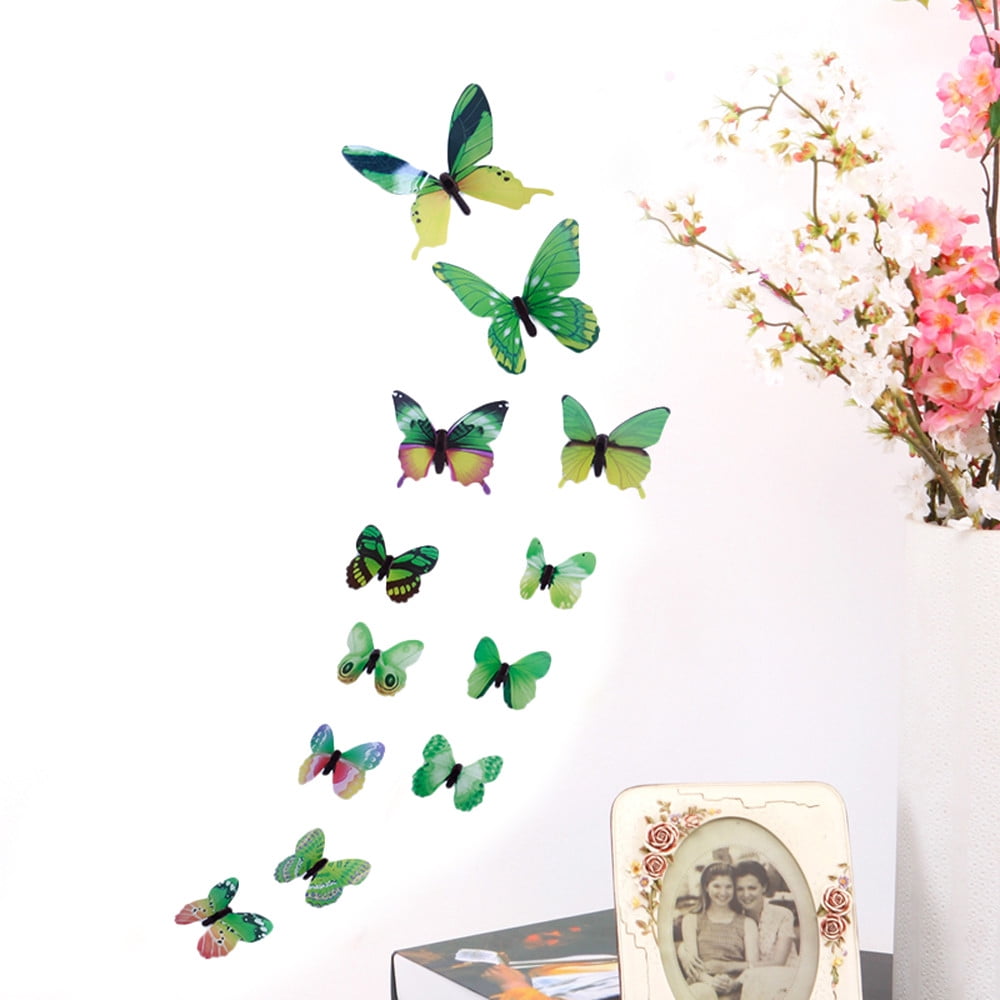 3D DIY Wall Sticker Stickers Butterfly Home Decor Room Decorations New