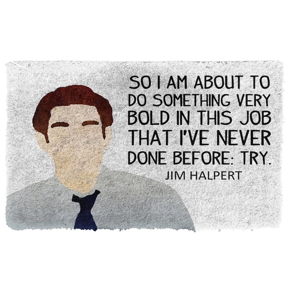 3D De Office Jim Halpert Custom Doormat