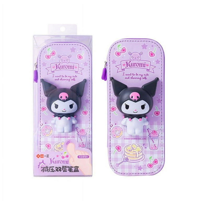 3D Decompression Kuromi Pencil Case Cute Sanrio Series Large