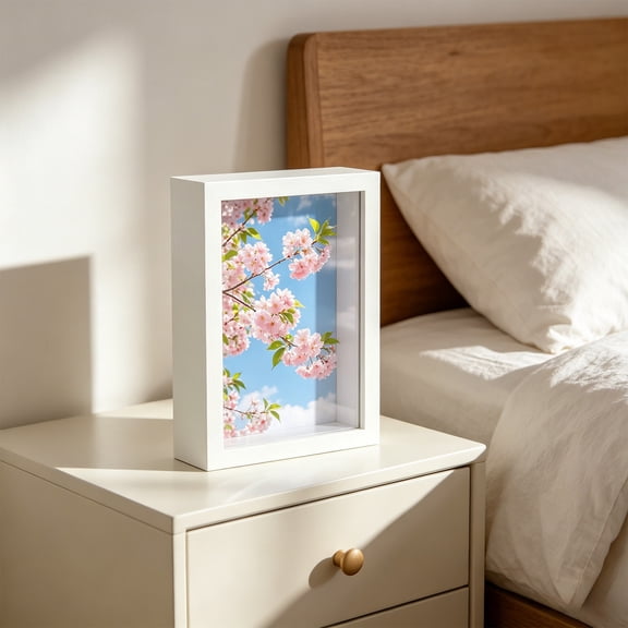 3D Deep Hollow Shadow Box Frame, Dried Flower Specimen Frame with Glass, DIY Empty Frame for Preserving Botanicals, Desktop Home Decorations