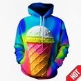 3D Delicious Ice Cream Print Hoodies For Men Women Fashion Streewtear