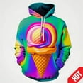 3D Delicious Ice Cream Print Hoodies For Men Women Fashion Streewtear