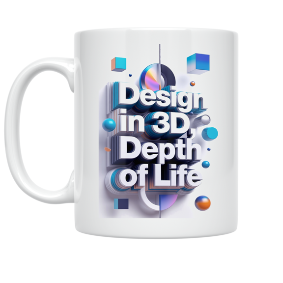 3D Design Concepts - Design Enthusiast - 11 oz Ceramic Coffee Mug