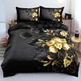 3D Design Flowers Duvet Cover Floral Bedding Set Comforter Cover