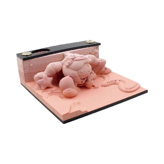 3D Desk Memo Pad Memo Pad Creative Desk DIY Notes Notepad New Lot B3 Design E0