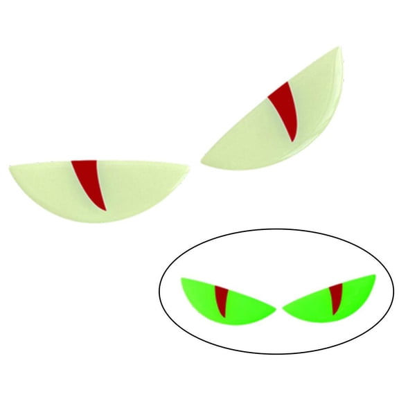3D Devil Eyes Car Stickers,Luminous Devil Eye Stickers,Car Reflective Stickers D Stickers,Waterproof Decals,Windshield Funny