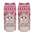 thumbnail image 1 of 3D Digital Printing Alpaca Female Socks Adult Invisible Socks Magic Socks, 1 of 4