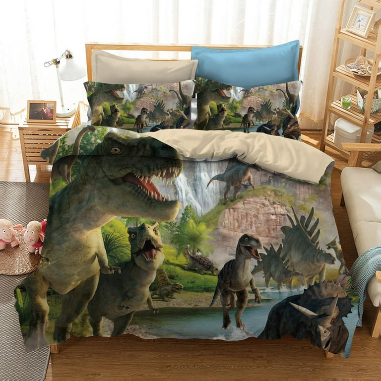 Dinosaur duvet cover queen sale