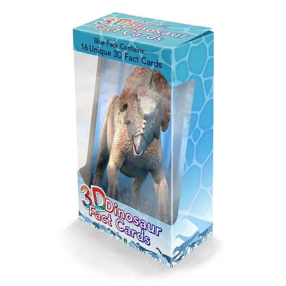3D Dinosaur Fact Cards (Blue Set)
