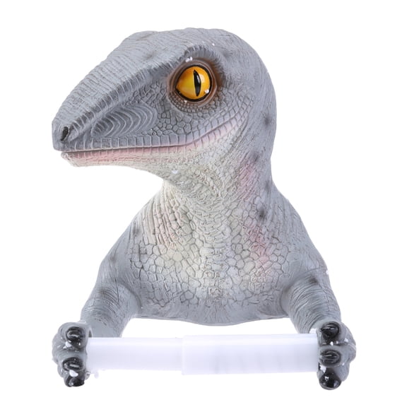 3D Dinosaur Roll Paper Holder Wall-mounted Toilet Paper Rack Tyrannosaurus Decor