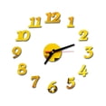 thumbnail image 1 of 3D Diy Roman Numbers Acrylic Mirror Wall Sticker Clock, Home Decor Mural Decals, 1Pc, 1 of 3