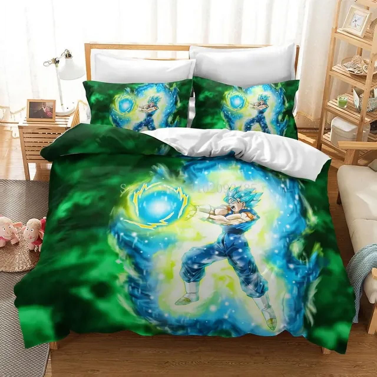 3D Dragon Ball Bedding set Boys Adult Bedroom Twin Full Queen King