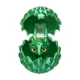 thumbnail image 1 of 3D Dragon Egg, Dragon 3D Printed, Dragon Figurine, Green 3D Printed, Iridescent Decor, Dragon Decor, Fantasy Home Display, Tabletop Placement, 2 Pc, Whimsical, 1 of 3