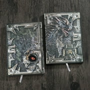 3D Dragon Embossed Journal Writing Notebook - Hardcover DND Journal Handmade Daily Notepad Travel Diary RPG Accessories Gift for Friends