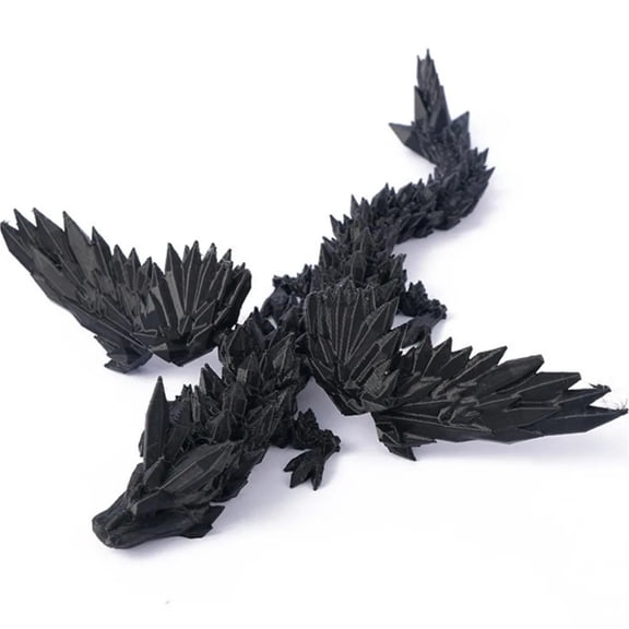 3D Dragon Realistic Dragon Statue Rotatable Articulated Gifts Printed Figures Animals For Landscaping Decoration