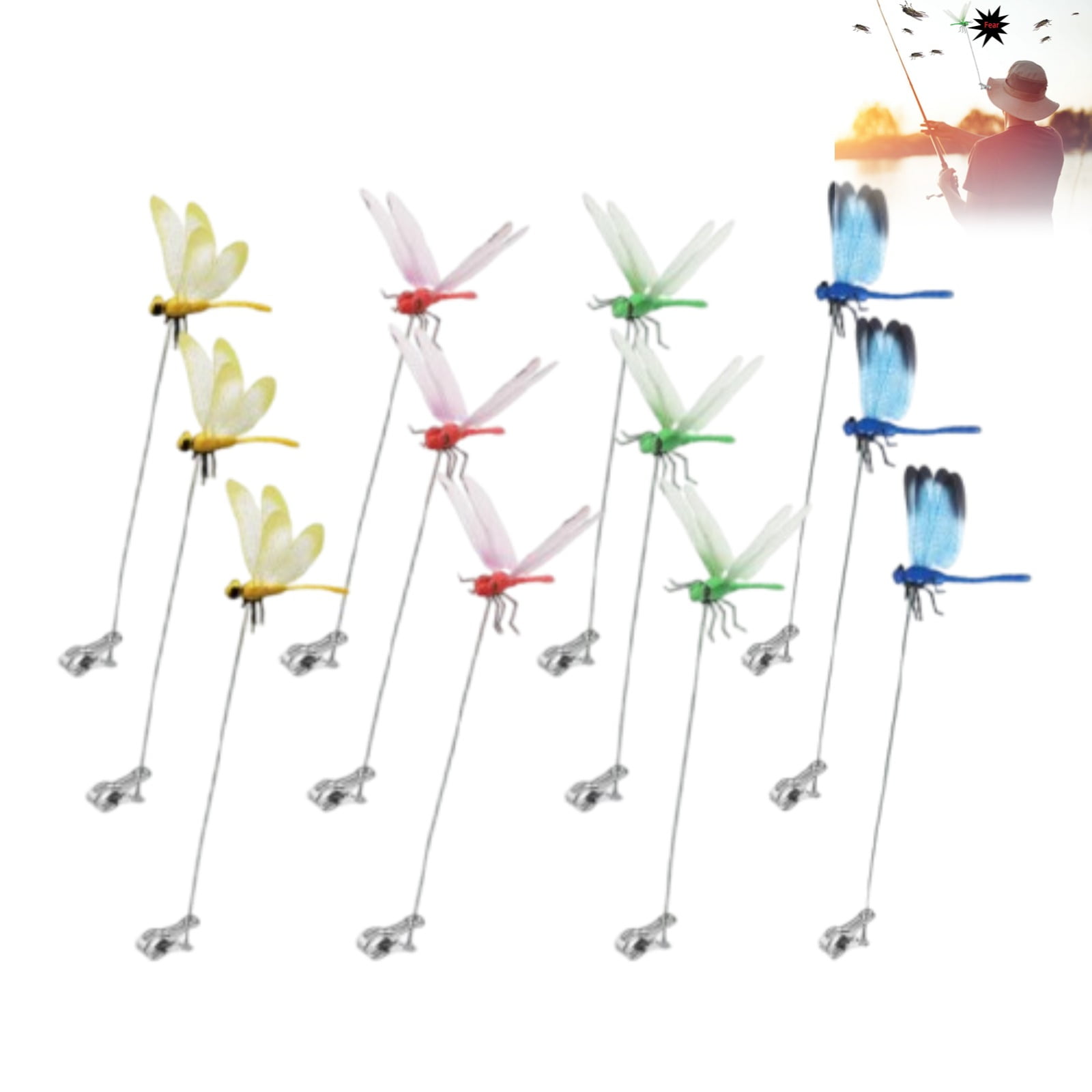 3D Dragonfly Garden Decor Dragon Fly Garden Stakes Dragonflies Garden