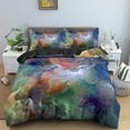3D Duvet Cover King Psychedelic Bedding Set Luxury Quilt Cover with