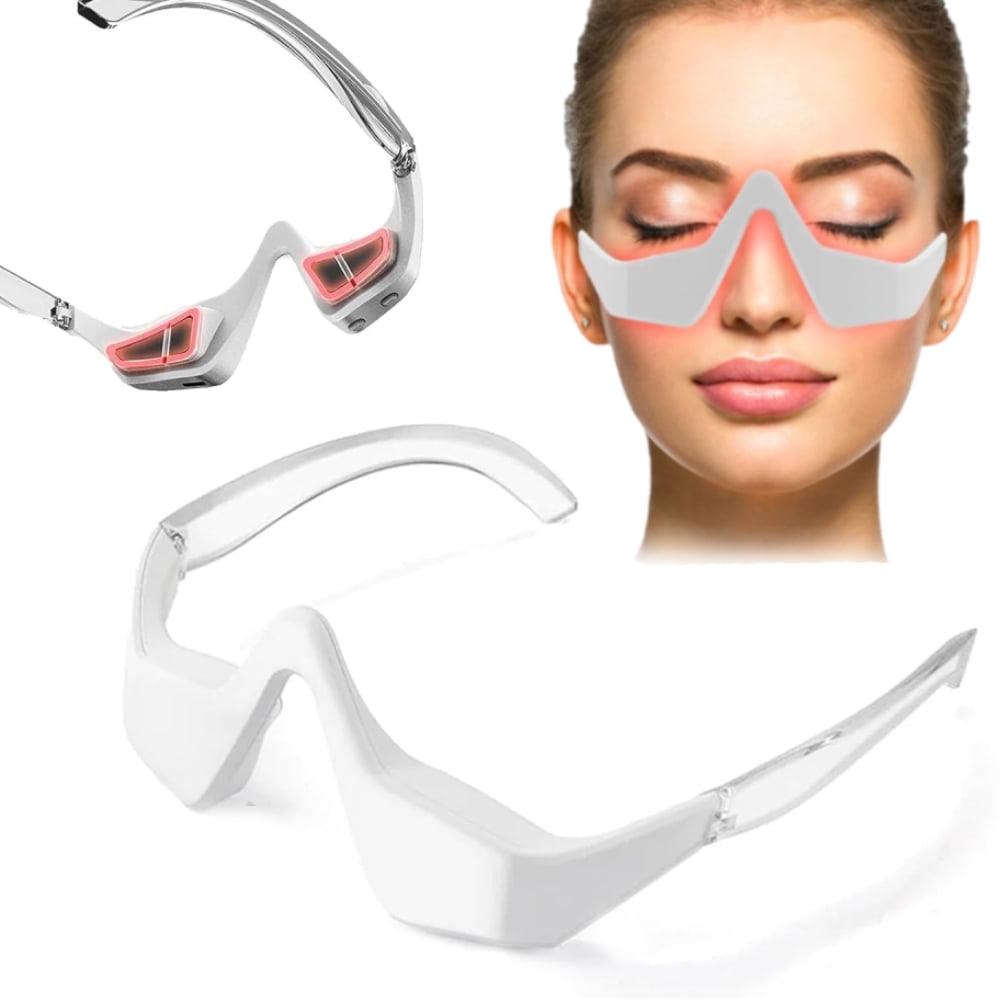 3D EMS MicroCurrent Pulse Red Light Heating Therapy Eye Relax Massage