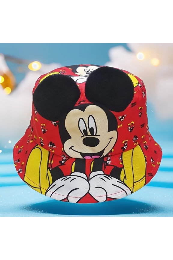 3D Ear Cartoon Fisherman Hat, Breathable Sunscreen Fisherman Hat, Suitable for Children and Adults with Head Circumference 20inch to 22inch cm, Fun Cartoon Design Essential for Outdoor Adventures