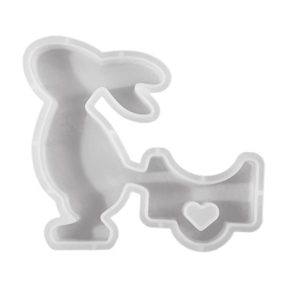 3D Easter Bunny Silicone Mold Set - For Plaster Casting, Resin Crafts, Cake Decorating & DIY Spring Holiday Baking Projects