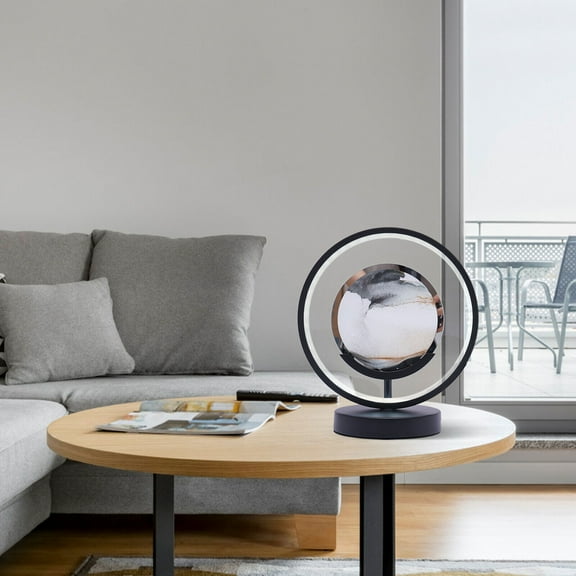 3D Effect Landscape Moving Sand Ornament Moving Sand Art Picture with LED Light