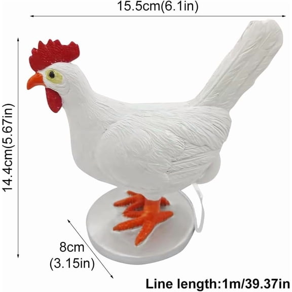 3D Egg-Laying Chicken Lamp - USB LED Table Light, DIY-Friendly & Compact | Ideal Easter/Birthday Gift for Chicken Lovers, Whimsical Home Decor