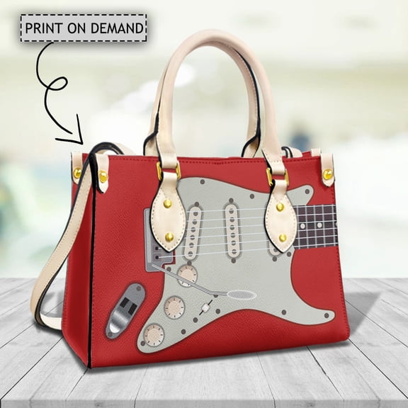 3D Electric Guitar Womens Handbag Music Lovers New Fashion Casual Tote Shoulder Messenger Bolsa Female sac a main femme