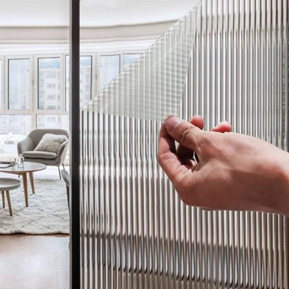 3D Electrostatic Changhong glass film bathroom window sticker transparent opaque anti-peep glass frosted film Modern Art Deco