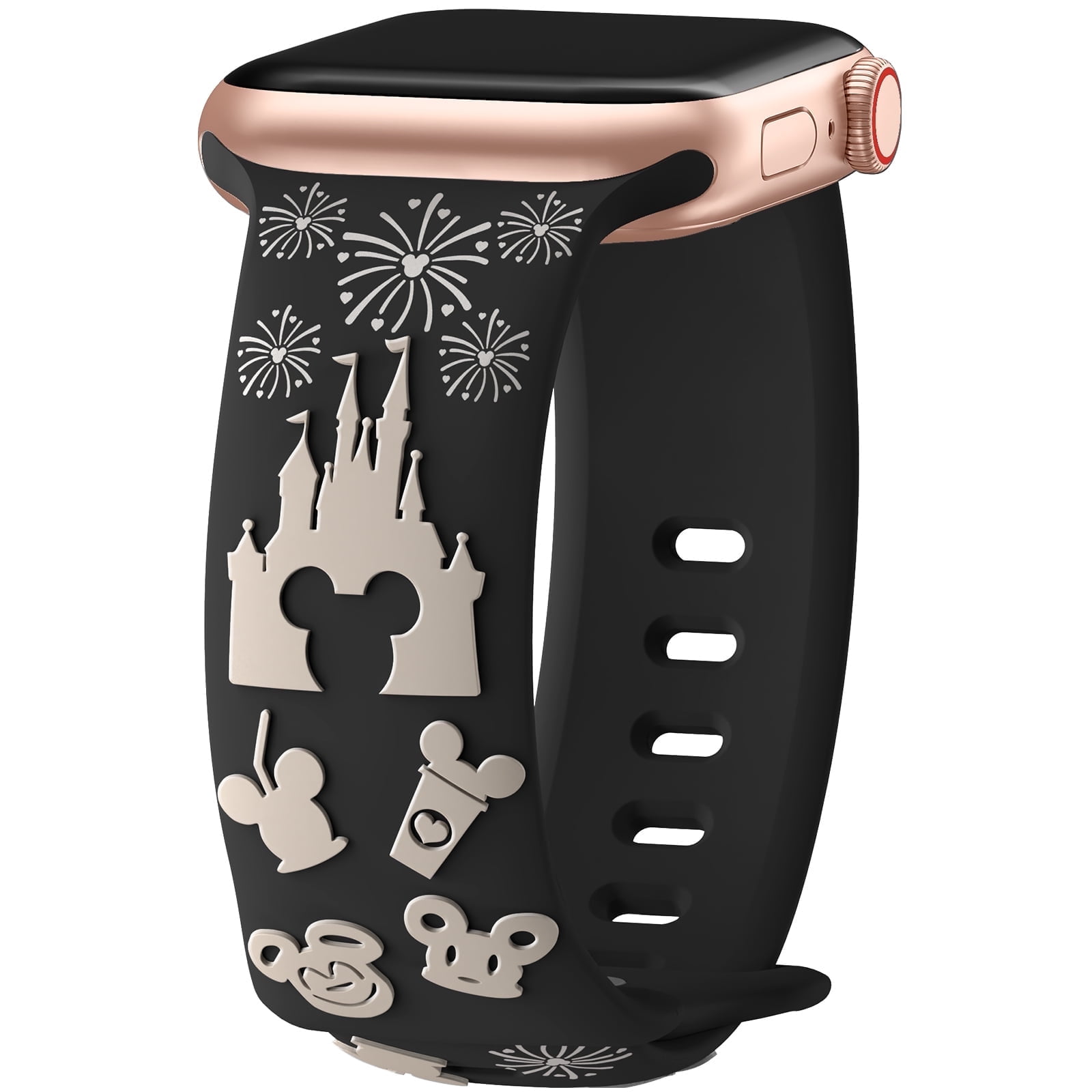 3D Embossed Band Compatible with Apple Watch Bands 40mm 38mm 44mm 45mm ...