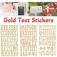 thumbnail image 1 of 3D Embossed Gold Foil English Letter Stickers - DIY Journal Scrapbooking Accessories, Self-Adhesive Bubble Stickers for Christmas Stockings Gifts, Decorative Alphabet Stickers, 7.1*4.7in, A, 1 of 9