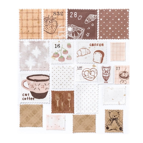 3D Embossed Paper Sticker Raised Stamps Sticker With Safe Materials For Diaries Planners And Childrens Art Projects Use