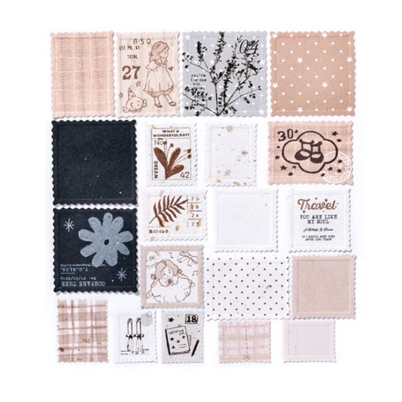 3D Embossed Paper Sticker Raised Stamps Sticker With Safe Materials For Diaries Planners And Childrens Art Projects Use