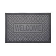 thumbnail image 1 of 3D Embossed Welcome Door Mat - Heavy-Duty PVC Entrance Mat with Non-Slip Base, Weather-Resistant Outdoor Doormat for Home, Easy Clean Design, 1 of 6