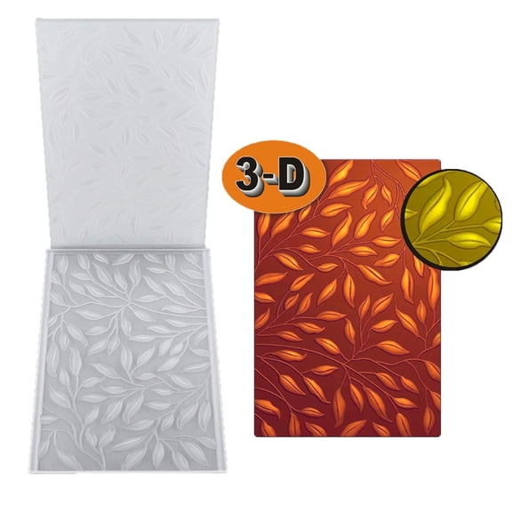 3D Embossing Folder Flower Texture Stamp Stencil Embossed Mat DIY Scrapbooking Template for Christmas Card Making Album
