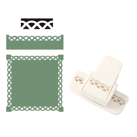 3D Embossing Machine Home Office School Hollow Out Fancy Border Embossing Punch