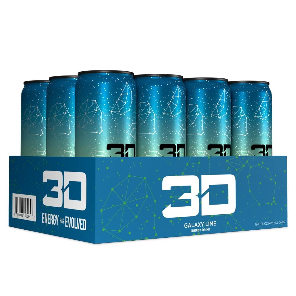 【RITAO CHAN】Trigon Energy 3D Energy Drink 200mg Caffeine Zero Sugar Proprietary Energy Blend