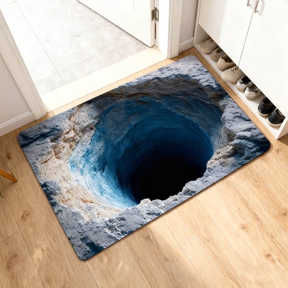 3D Entrance Door Floor Mat – Foyer Shoe-Changing Area Rug, Non-Slip Home Floor Mat for Entryway Hallway and Doorstep Decoration