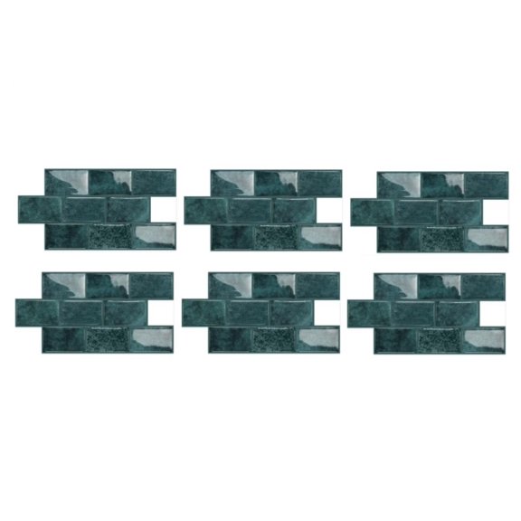 3D Epoxy Self-Adhesive Waterproof Kitchen Wall for Tile Decals Oil Proof Modern