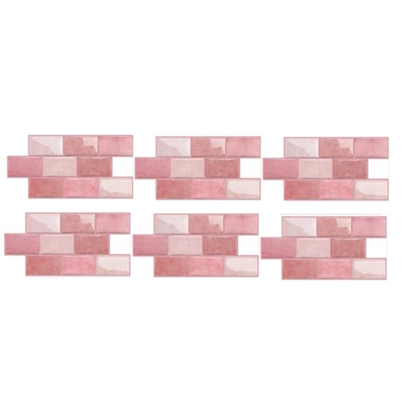 3D Epoxy Self-Adhesive Waterproof Kitchen Wall for Tile Decals Oil Proof Modern