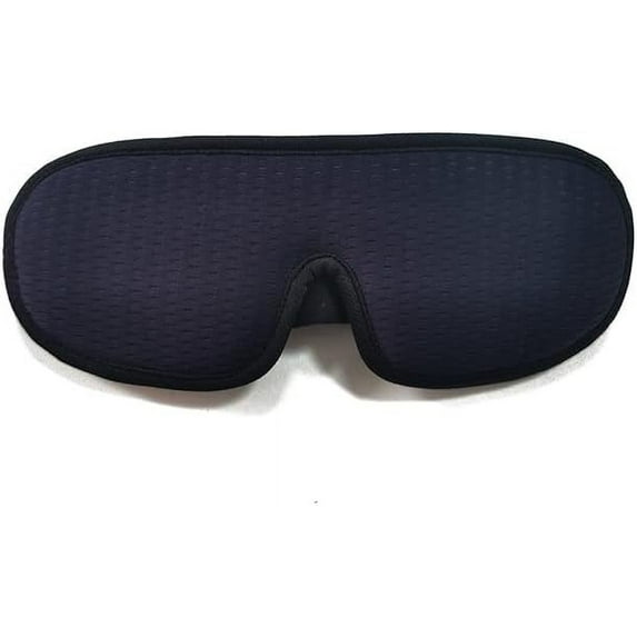 3D Eye Masks for Sleeping, 100% Blackout Blindfold Light Soft Sleep Mask, Breathable, Light-Blocking, Three-Dimensional Eye Protection Eye Mask for Sleeping, Navy blue