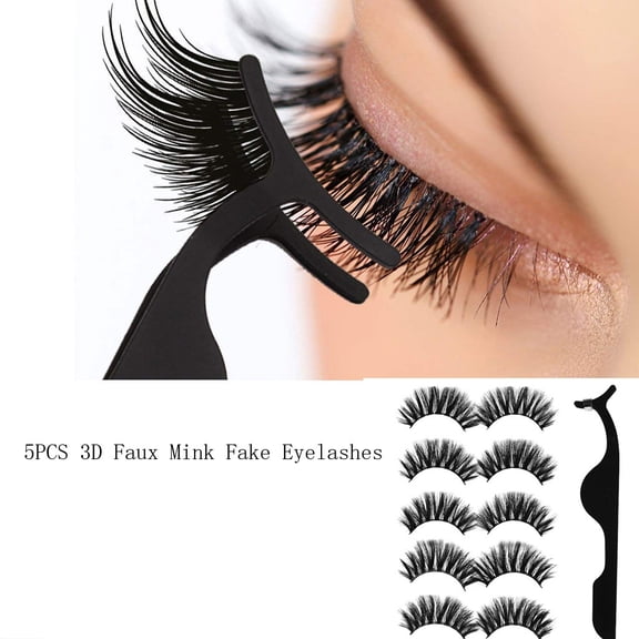 3D Eyelashes Cluster Handmade False Lashes Black Fluttery
